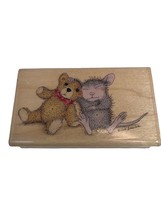 House Mouse Beary Good Friends Stampabilities Wood Mounted Rubber Stamp ... - $23.00