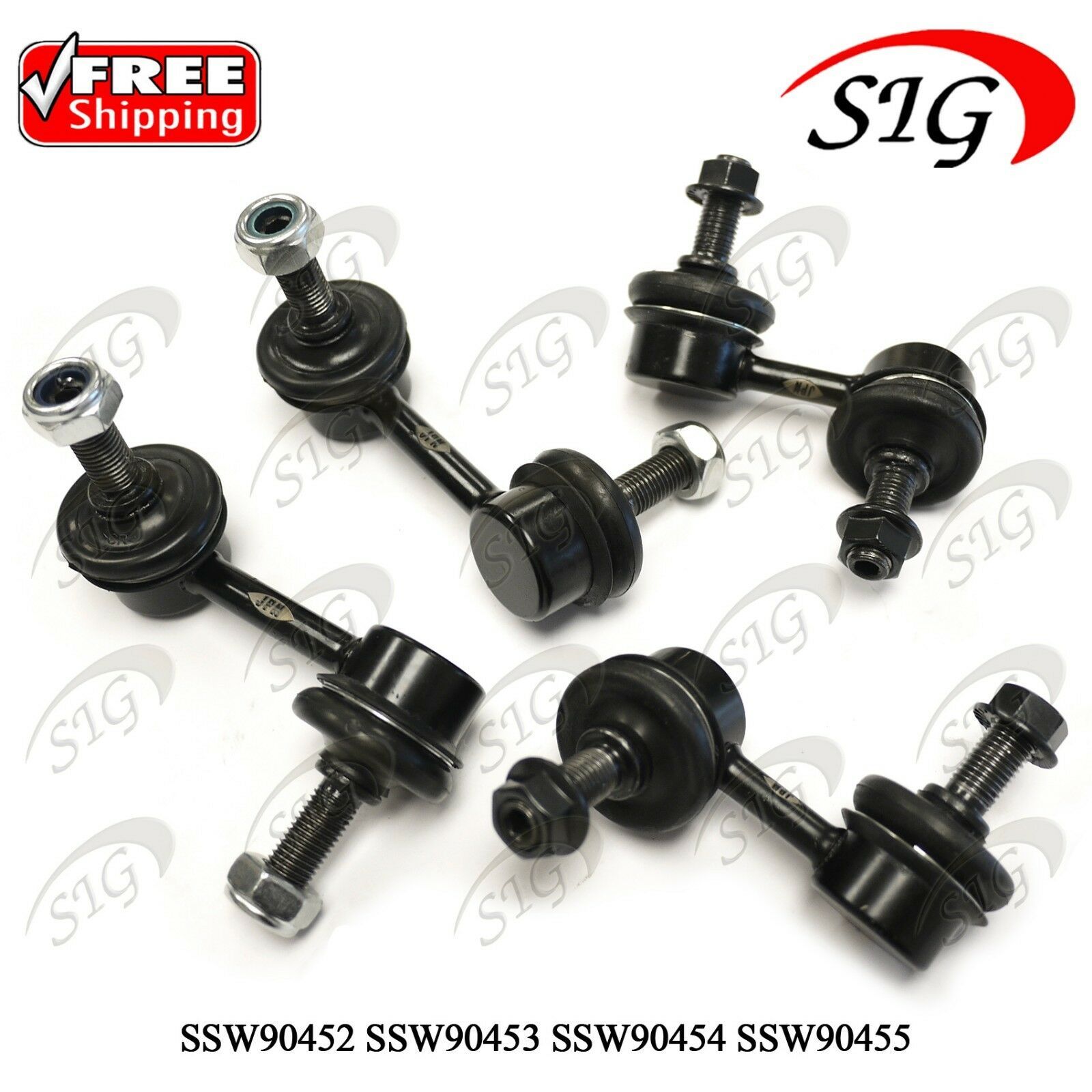 4Pc JPN Kit Suspension Front & Rear Sway Bar Links Set For Honda Civic