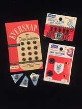Vintage 60s fasteners, hooks, eyes and loops lot