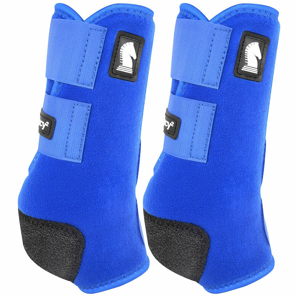 Classic Equine Lightweight Legacy2 Front Sports Boots Pair Blue U-02BL ...
