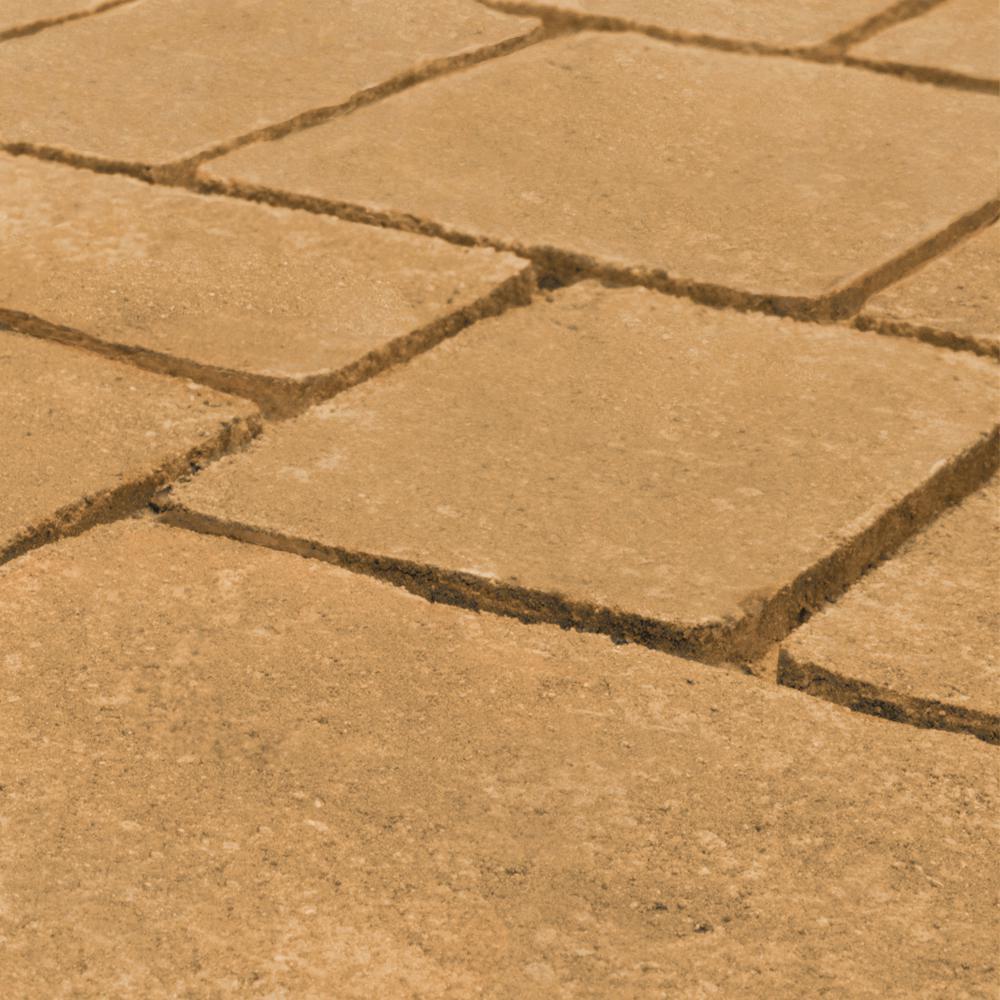 Stepping Stones Textured Square Concrete Tan (72Piece/120 sq. ft
