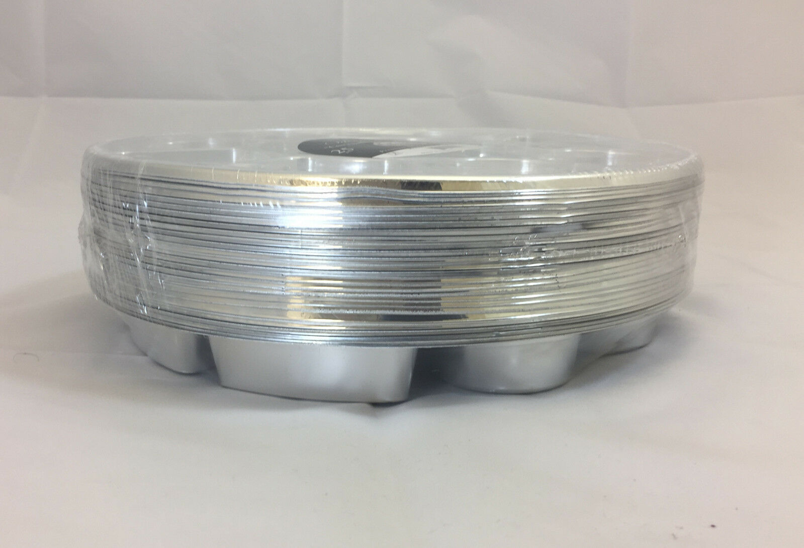 9 Compartments Silver Round Disposable Party Tray Thali Langar Plates