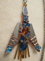  LizTech Kiowa Prayer Bird Shaman Pendant Retired Very Rare - $250.00