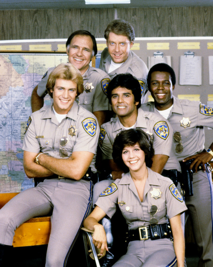 Tina Gayle Erik Estrada Robert Pine Tv Cast Tom Reilly Chips 16x20 ...