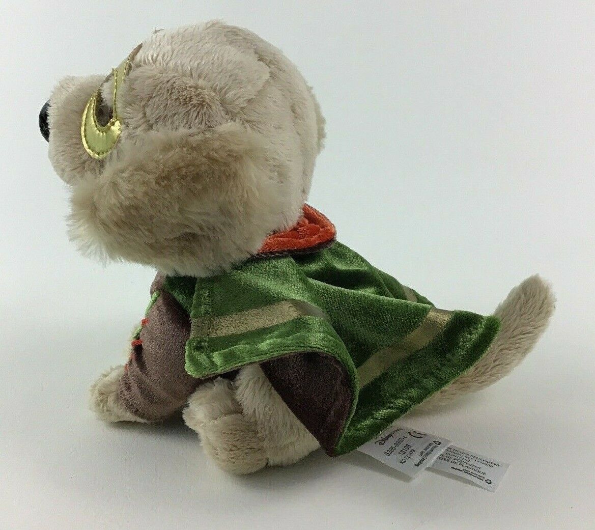 Disney Super Buddies Mudbud Puppy Dog 7" Plush Stuffed Green Superhero