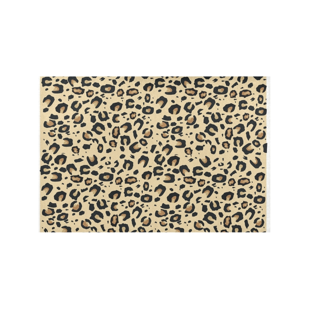 Colored Leopard Skin Spot Decoration Dinning Table Mat Placemat 12X18 ...
