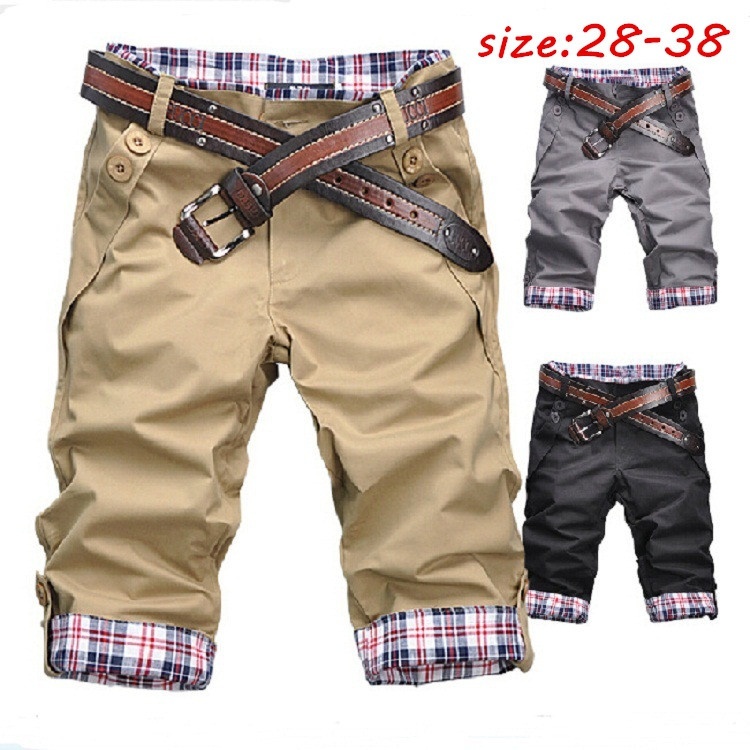 Summer Fashion Slim Men's Short Pants Causual Candy-colored Comfort High Quality