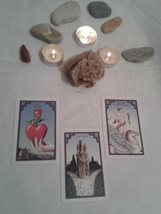 The burning Serpent Oracle Lenormand reading with THREE CARDS. ONE QUESTION - $13.99