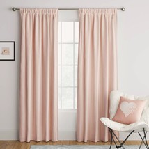 63&quot;x42&quot; Heathered Thermal Room Darkening Curtain Panel Pink - Room Essen... - $11.99