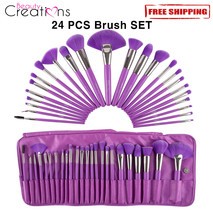 Beauty Creations The Neon Purple 24 PCS Makeup Brush SET - $26.71
