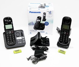 Panasonic KX-TGL432B Dect 6.0 2 Handset Landline Telephone image 1