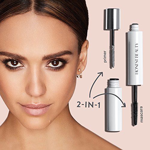 Honest Beauty Truly Lush Mascara + Lash Primer, 0.28 Ounce ...