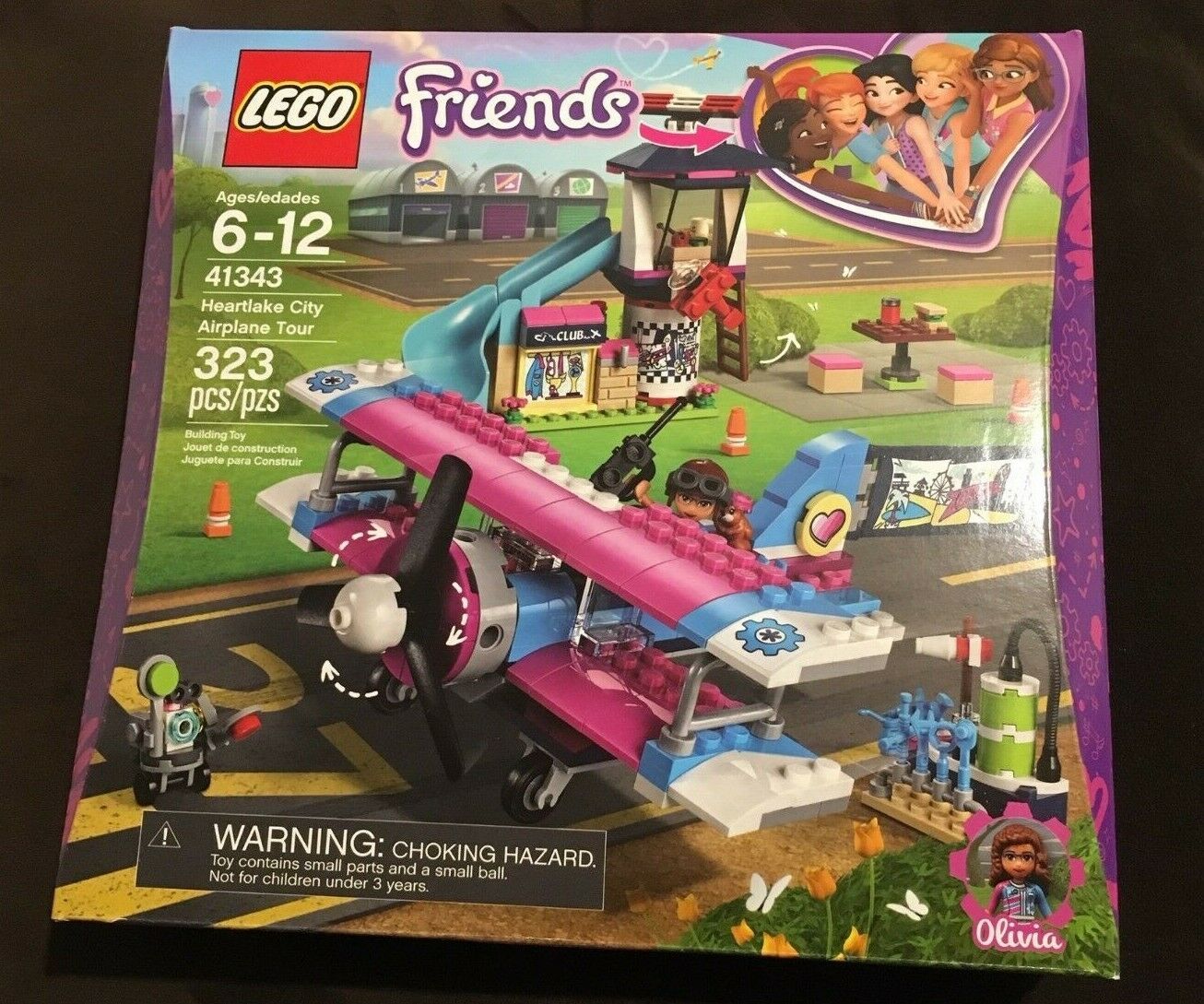 lego friends heartlake city airplane