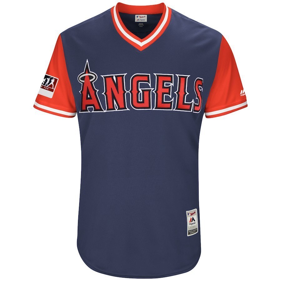 Men's Shohei Ohtani Jersey Sewn on Los Angeles Angels 2018 ...