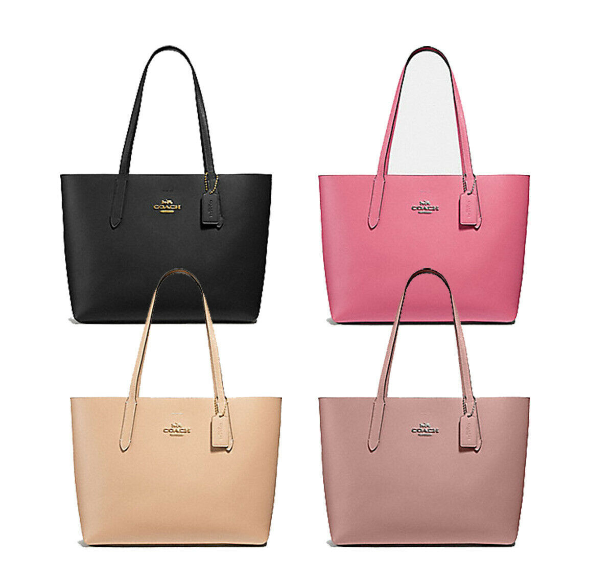 coach f31535 leather avenue tote