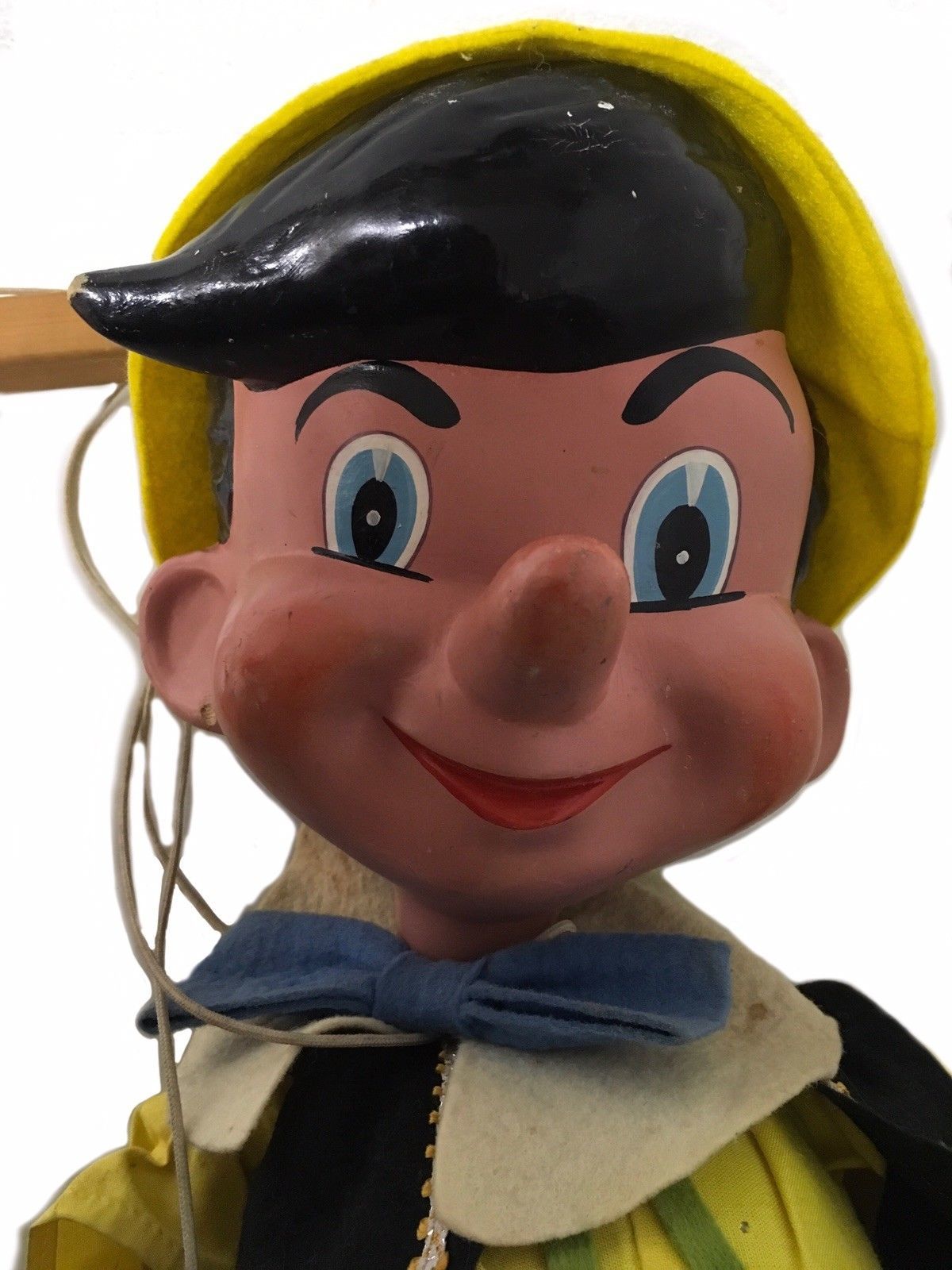 Vintage 60’s Disney Pinocchio Pelham Puppet Professional 28” Display Pre1970