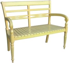 TRADE WINDS RAFFLES Bench Traditional Antique Seats 2 - $1,629.00
