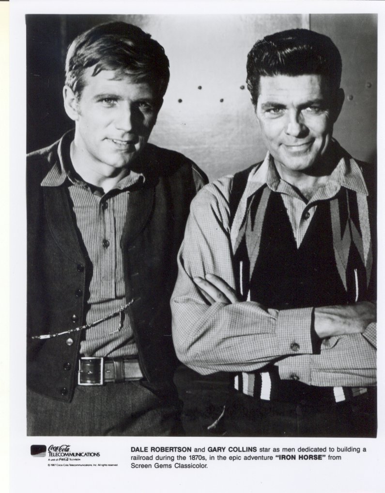 Iron Horse Dale Robertson Gary Collins Press Photo Movie TV Series ...