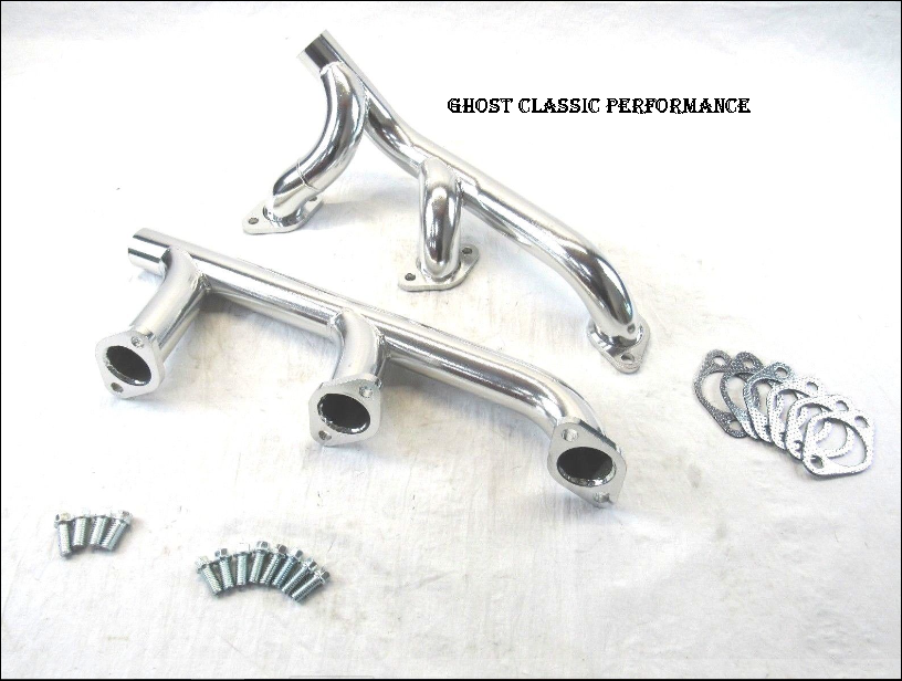 Ford Flathead 239 255 V8 Exhaust Headers Ceramic w / Hardware SHARP NEW ...