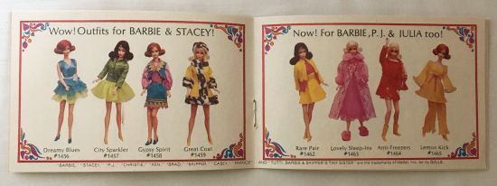 vintage barbie booklets