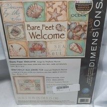 Dimensions Bare Feet Welcome Cross Stitch Kit 7003245 Stephanie Marrott ... - $13.98