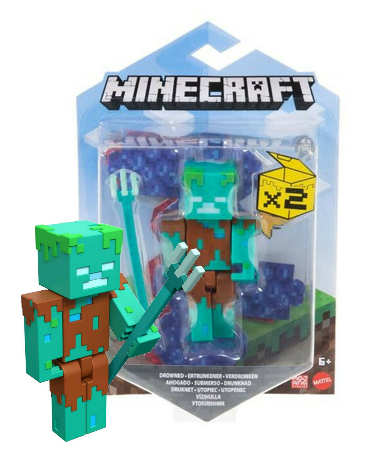 minecraft drowned plush