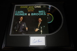 Carl Reiner Signed Framed 2000 and One 1961 Record Album Display image 1
