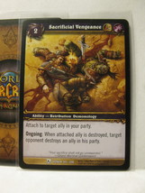 (TC-1518) 2009 World of Warcraft Trading Card #89/208: Sacrificial Vengeance - $1.00