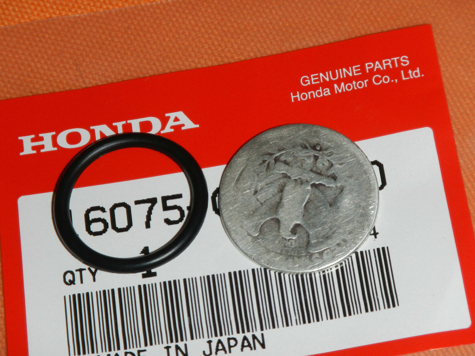 NOS PETCOCK FUEL VALVE BOWL ORING CARB 19831985 HONDA XL80S XL 80S 80 S Fuel Petcocks & Taps