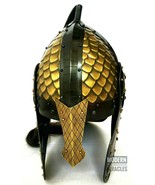 Medieval Brass Roman Helmet Antique Spartan Helmet Armor Replica Vikings... - $129.59