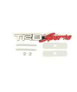 TRD Sports Toyota Metal Badge with Hardware 5.5 inches Long - $18.69