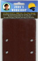 Makita BO3710 - 1/3 Sheet - 2000 Grit - No-Slip - 5 Sandpaper Bundle - $4.89