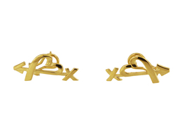 Tiffany &amp; Co Paloma Picasso 18K Gold Heart and Arrow Earrings - $825.00