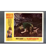 THE NIGHT HEAVEN FELL-BRIGITTE BARDOT-1958-SPICY-LOBBY CARD VF - $38.70