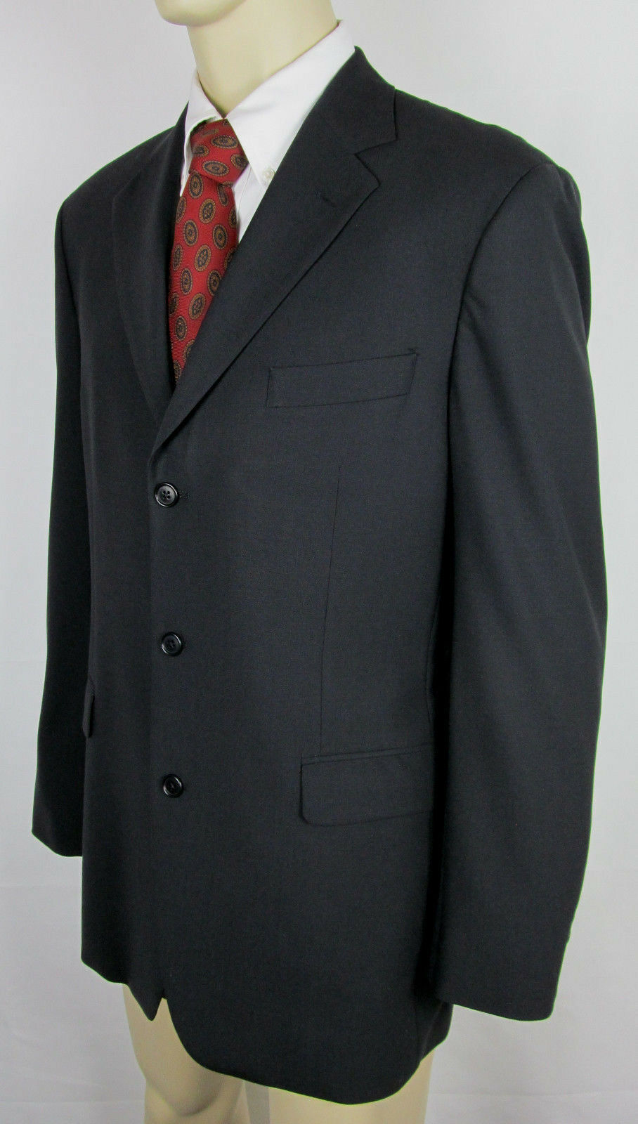 Brooks Brothers 346 Stretch Wool Suit jacket Sport coat Three button ...