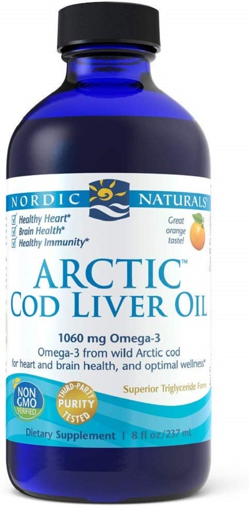 Nordic Naturals - Arctic CLO, Heart and Brain Health, Lemon, 8 Fl Oz (Pack of 1)