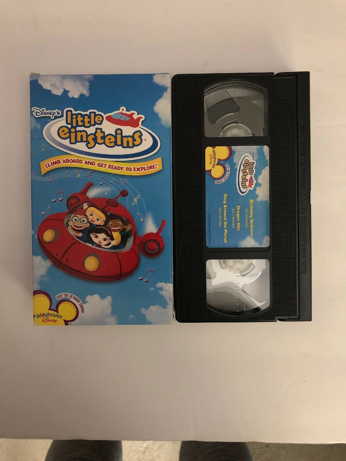 DISNEY LITTLE EINSTEINS VHS CLIMB ABOARD AND GET READY TO EXPLORE-RARE ...