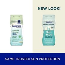 Coppertone Pure and Simple Kids Sunscreen Lotion SPF 50, Zinc Oxide Mineral Suns image 5