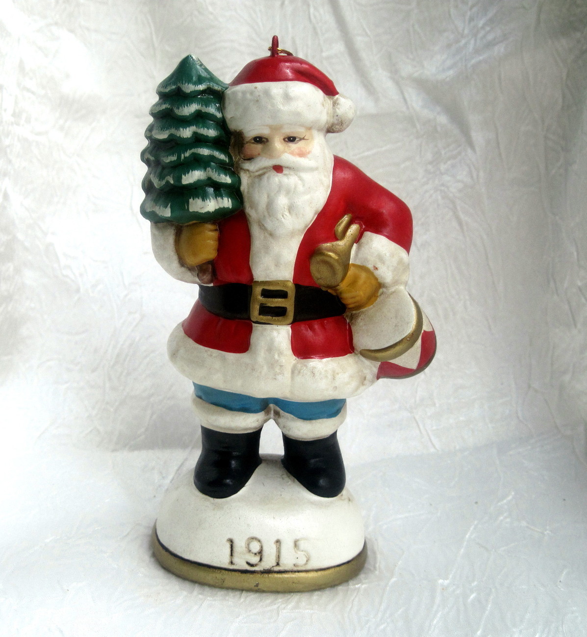 Christmas Eve Inc Santa Claus Figurine Ornament 1915 - Santa