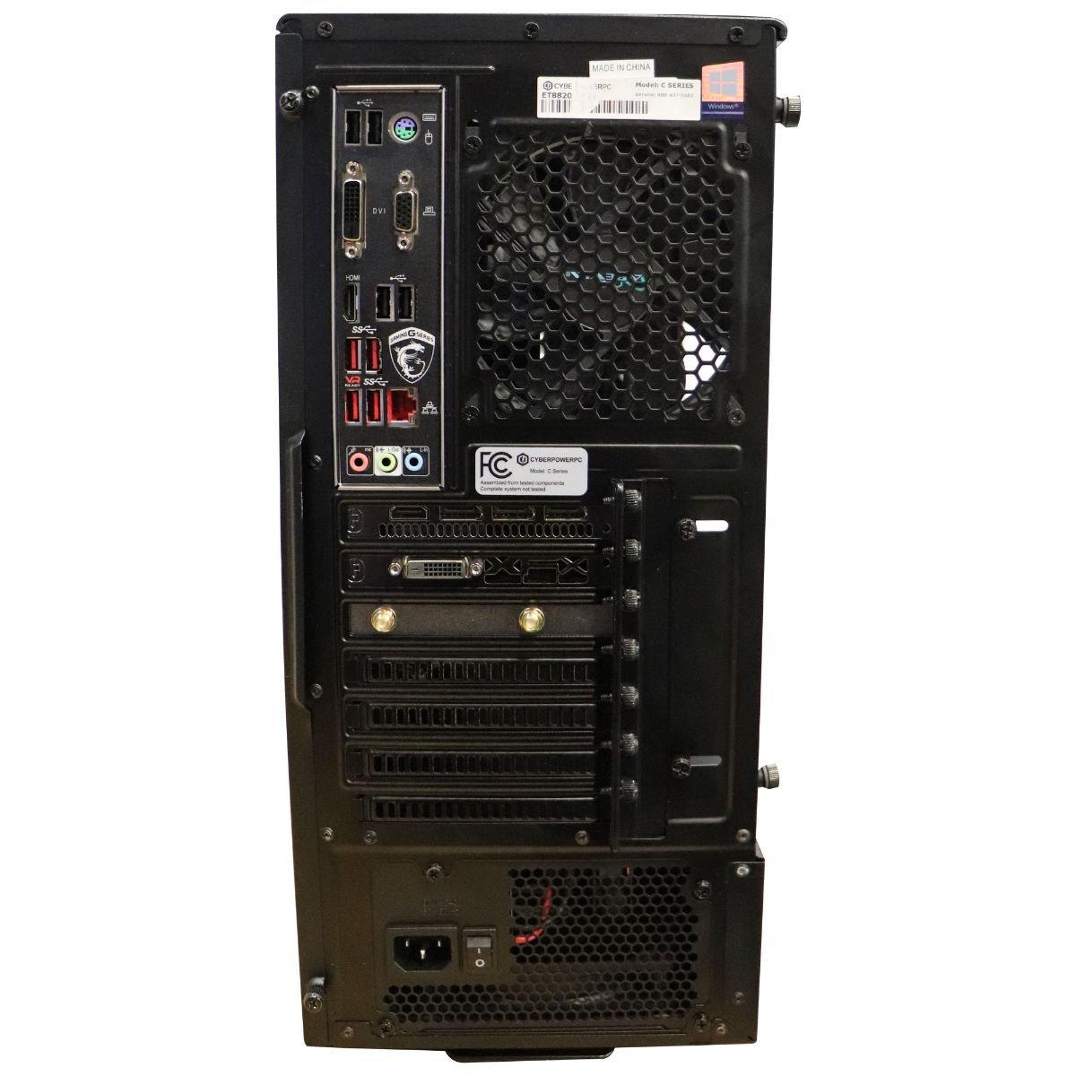 CyberPower C Series ET8820 Tower Ryzen 5/Radeon RX580/1TB MISSING