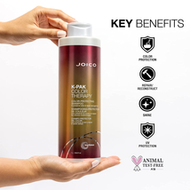 Joico K-PAK Color Therapy Color-Protecting Shampoo, Liter image 3