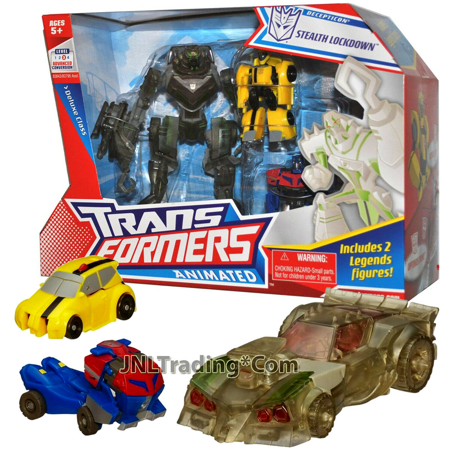 2008 Transformer Animated Exclusive 3 Pack Figure Deluxe Class STEALTH