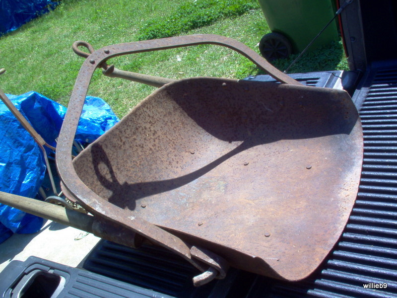 Antique mule Dirt Slide Scoop Home & Garden