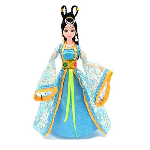 East Majik Blue Fairy Doll China Doll for Girls Ball-Jointed Doll Dress ...