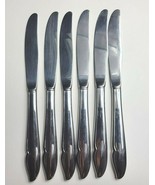 Oneidacraft Deluxe Stainless Steele Profile Dinner Knife Set Of 6 - $9.74