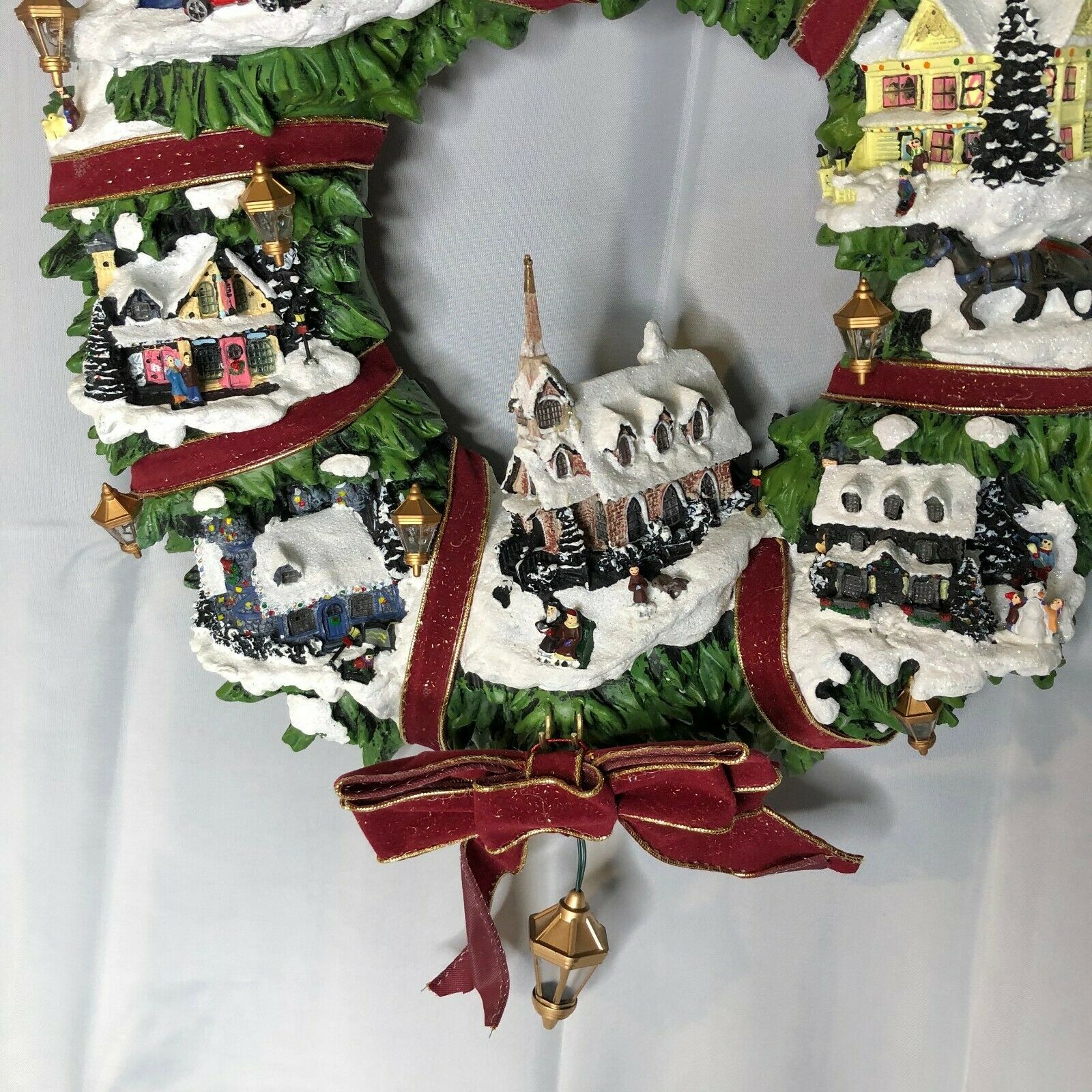 Thomas Kinkade Christmas Wreath 