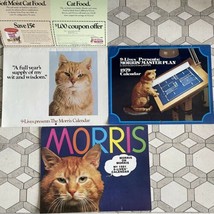 x3 Vintage Morris The Cat Calendars 1978, 1979, 1981 - $39.59