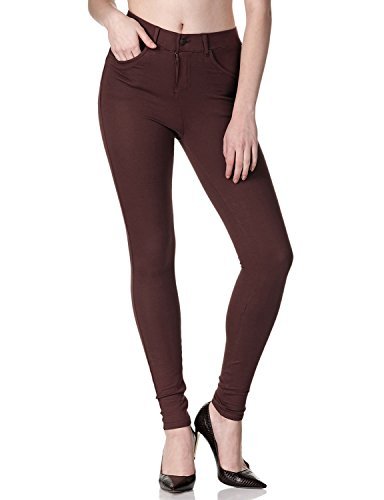 brown jeggings womens