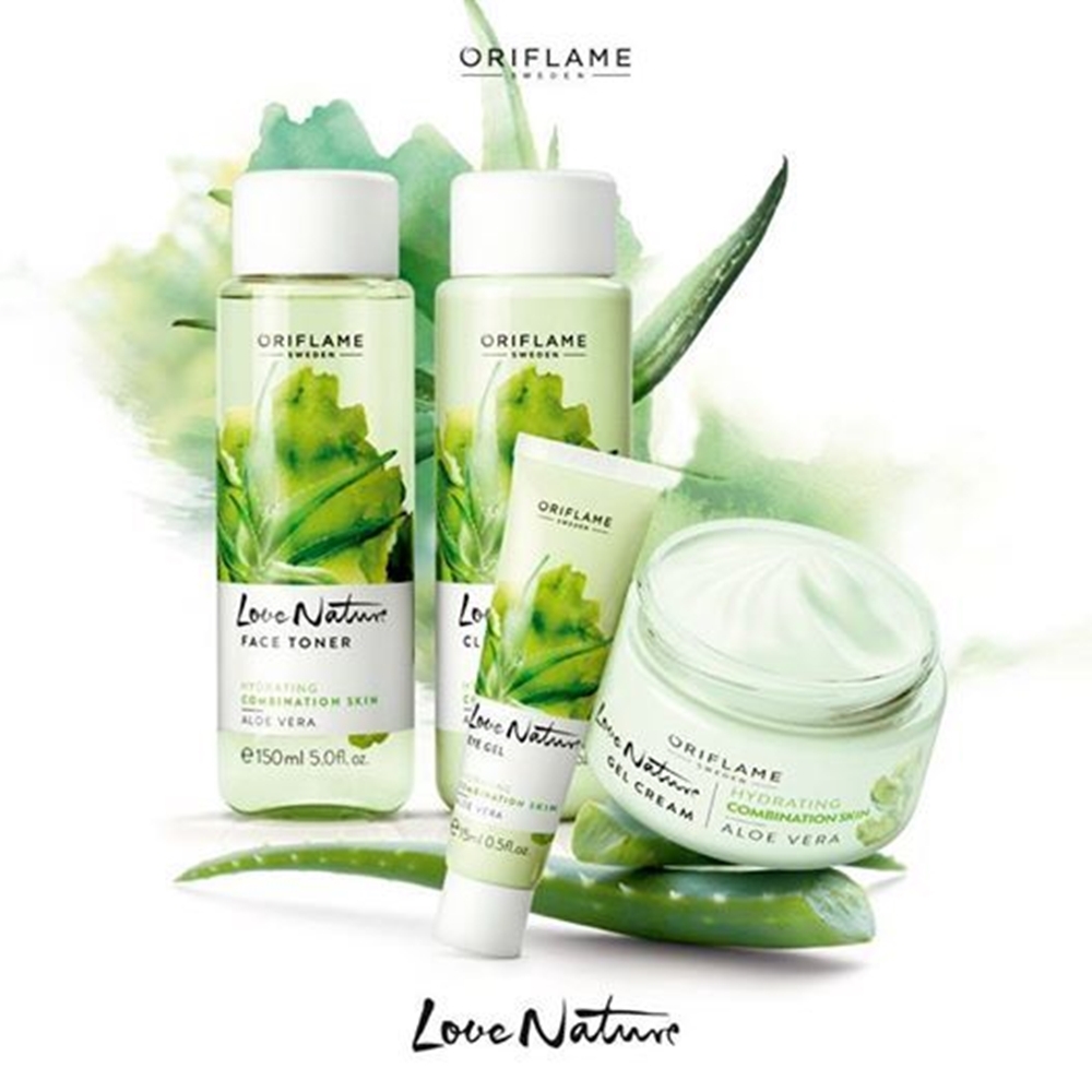 Love Nature Gel Cream Aloe Vera hydrating combination skin 50 ml