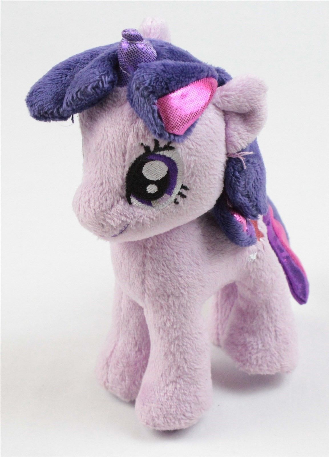 stuffed purple unicorn